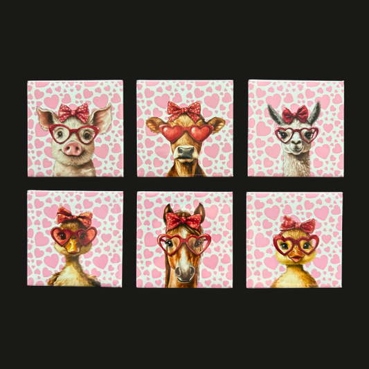 Valentine's Day Premade Set of 6