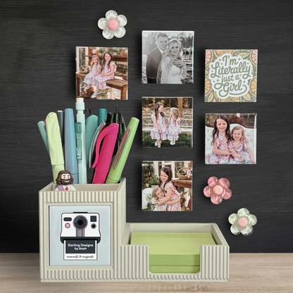 Sticky Note & Pen Holder