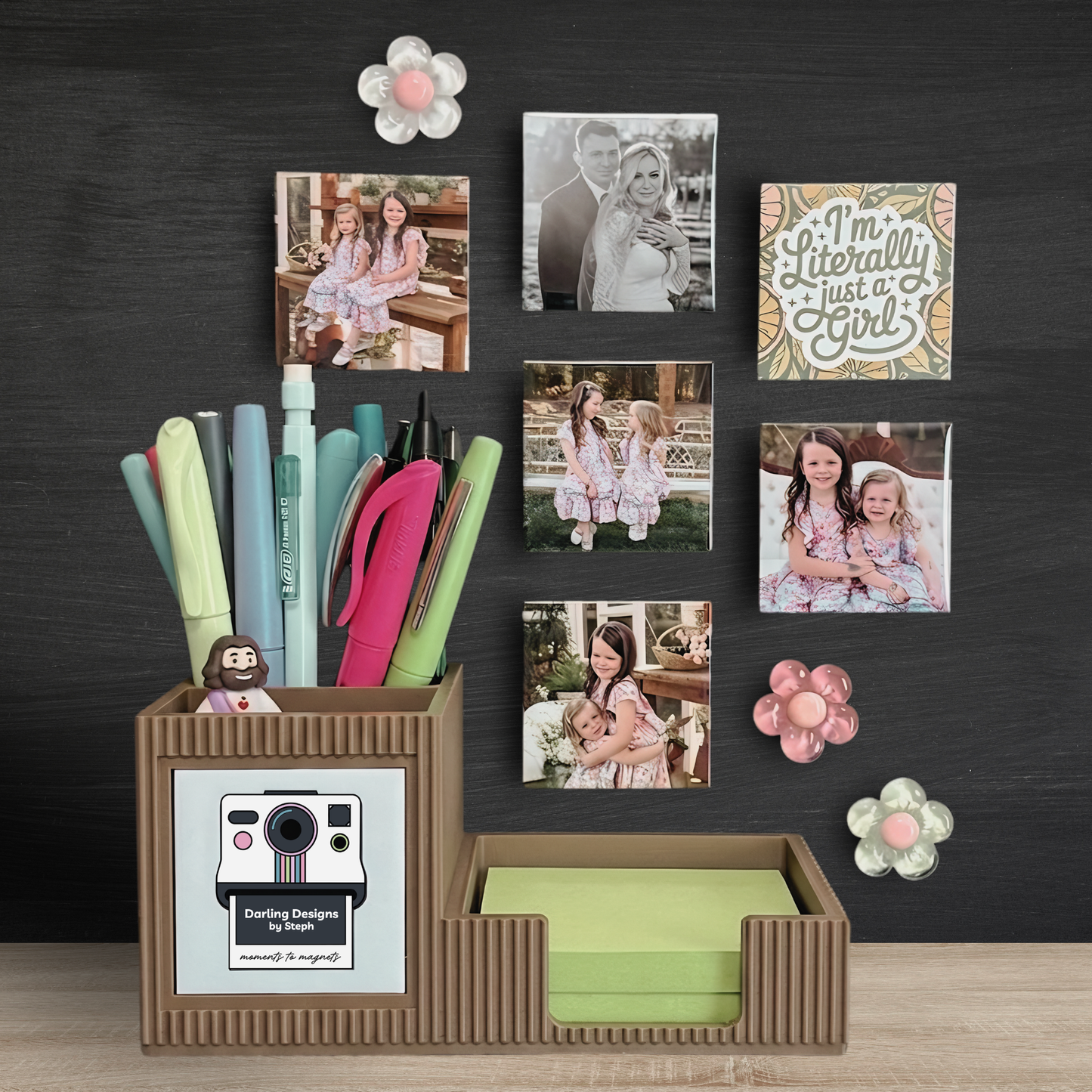 Sticky Note & Pen Holder